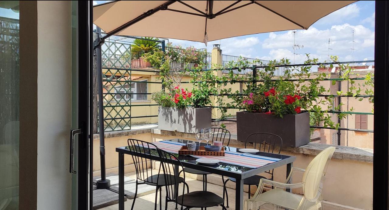 Una Favolosa Terrazza Nel Centro Di Roma Eksteriør billede